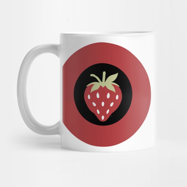 Sweet Serenity: A Minimalistic Strawberry by Anigroove